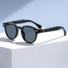 Anti-blue Light Retro Sunglasses for Women, Studded Candy Beige Anti-blue Light Retro Sunglasses for Women, Studded Candy Beige
