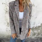 O1CN01dHJtZW2KShnyYpBB6_2213962059556-0-cib.jpg Retro Houndstooth Women’s Cardigan Coat with Lapel Pockets