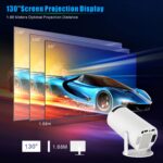 O1CN01dieUuF1D4FCtN8cis_2219137550162-0-cib.jpg HY300/HY300pro projector, smart Android 4K home wireless portable screen projection 13720P.