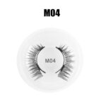 Magnetic false eyelashes set one pair magnetic magnet false eyelashes natural thick false eyelashes quantum eyelashes flatness