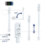 New cross-border product: Electrical Outlet Extender, bedside table extender, in stock and ready to ship.