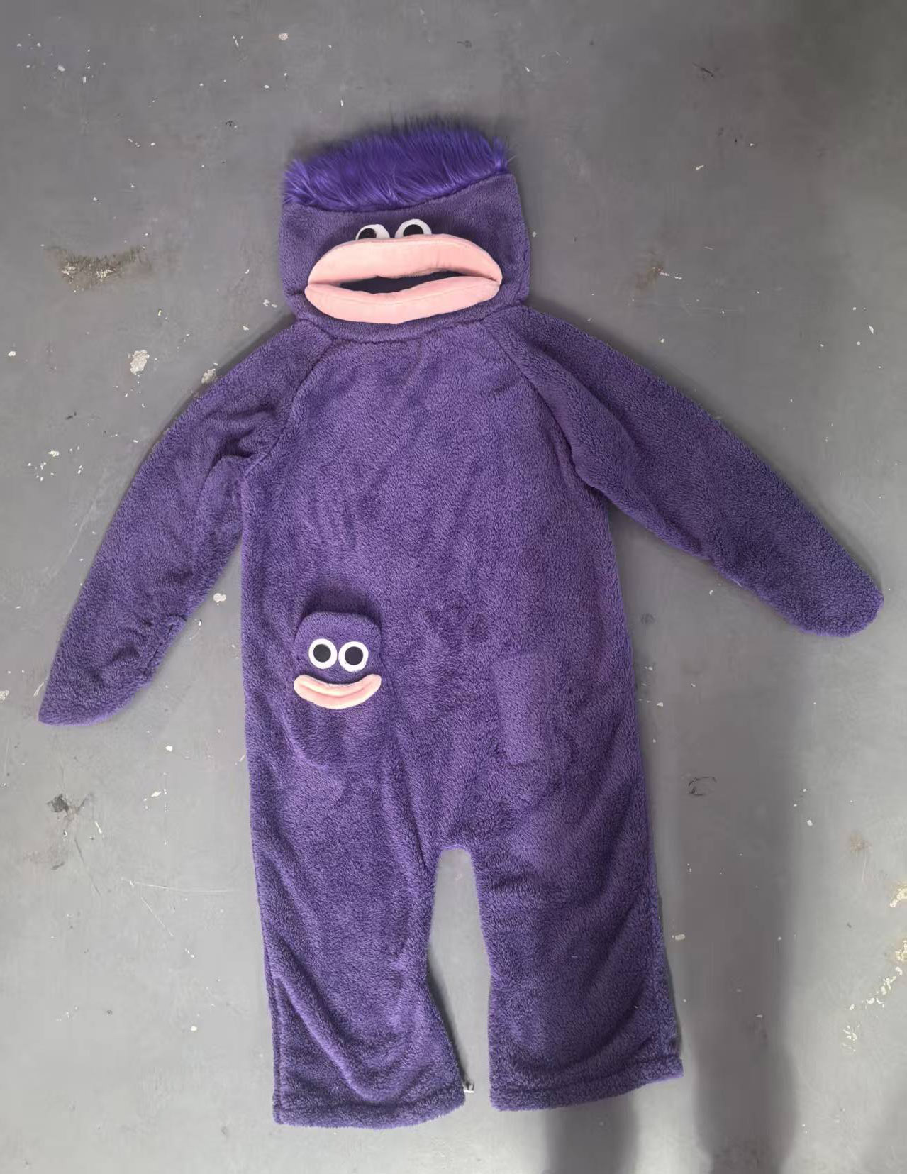 Dopamine-Boosting Monster Bodysuit for Kids, Brushed Fleece