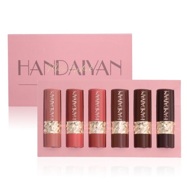 Easy-Color Matte Six-Piece Lipstick Gift Set, Lip Gloss Set Easy-Color Matte Six-Piece Lipstick Gift Set, Lip Gloss Set