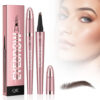 Waterproof Four-Pronged Liquid Eyebrow Pencil for Smudge-Proof Brows