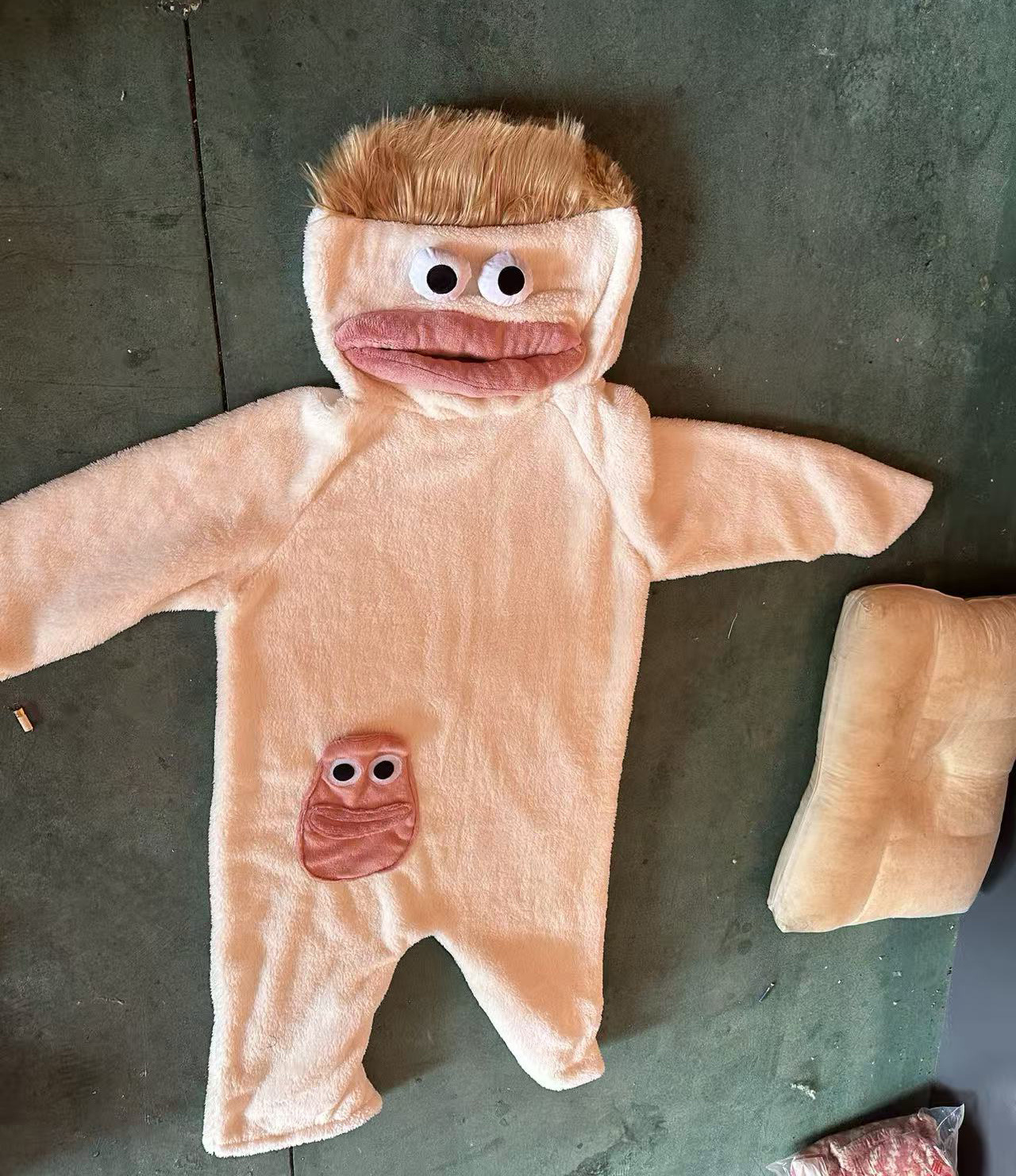 Dopamine-Boosting Monster Bodysuit for Kids, Brushed Fleece