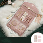 Fashion Portable Jewelry Bag High-end Jewelry Storage Bag Necklace Earrings Earrings Earrings Earrings Bracelets Rings Exquisite Jewelry