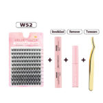 DIY Upper Eyelash Extension Kit with Thick Curly False Lashes