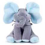 O1CN01gzNVBb1scVA7UdNp1_2213750565787-0-cib.jpg Singing, peek-a-boo elephant plush toy, soothing doll, musical doll, interactive toy for babies.