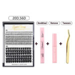 Natural Single Cluster False Eyelashes DIY Extension Set