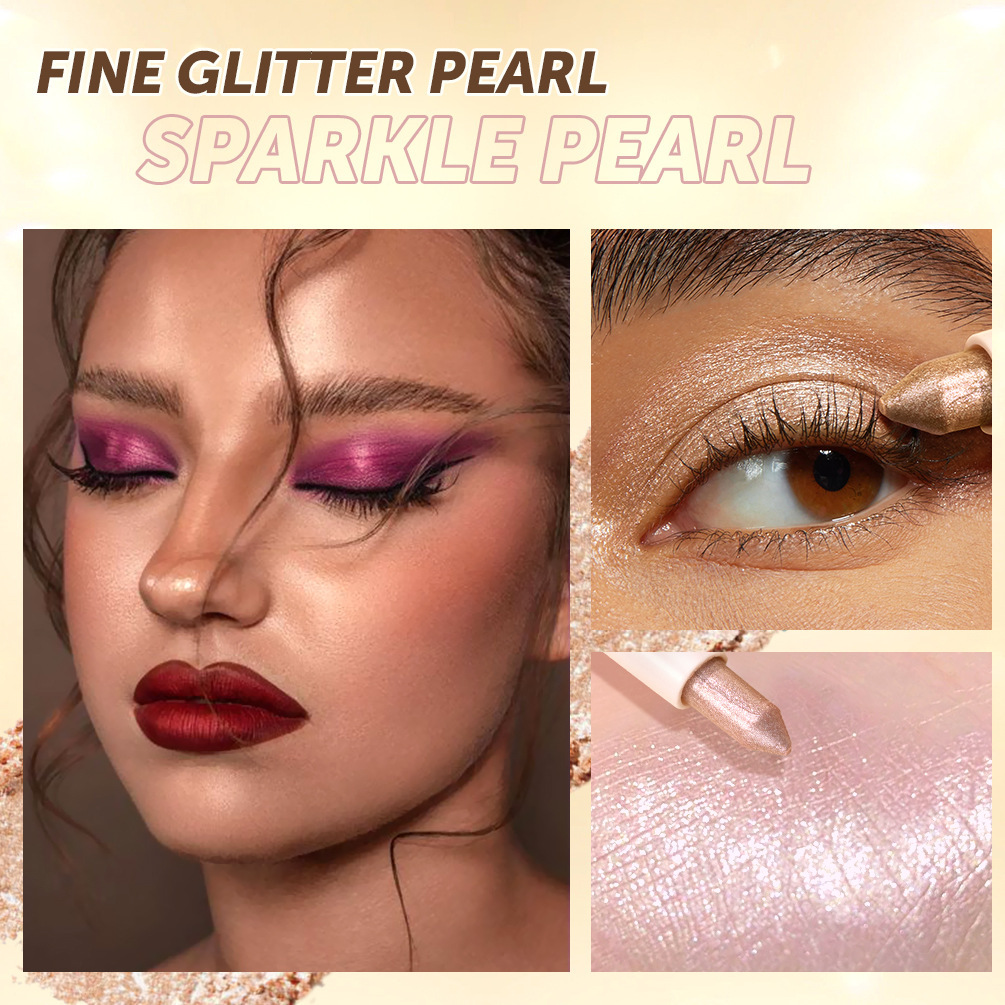 QIBEST Cross-Border Makeup Lazy Shimmering Long-Lasting Contouring Eyeshadow Stick Highlighter Eyeshadow Waterproof and Smudge-Proof QIBEST Cross-Border Makeup Lazy Shimmering Long-Lasting Contouring Eyeshadow Stick Highlighter Eyeshadow Waterproof and Smudge-Proof