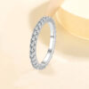 Factory direct wholesale S925 sterling silver women's rings with star pattern, moissanite rings, niche and high-end style. Factory direct wholesale S925 sterling silver women's rings with star pattern, moissanite rings, niche and high-end style.