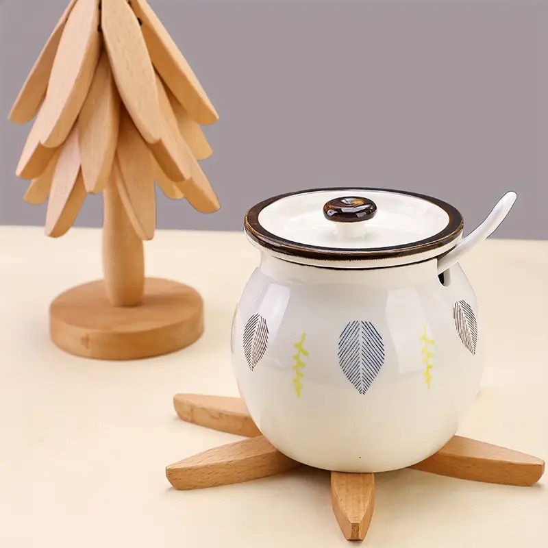 Anti-Scalding Heat-Resistant Solid Wood Coaster - Irregular Anti-Scalding Heat-Resistant Solid Wood Coaster - Irregular