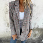 O1CN01iOXNAk2KShnx5LNoT_2213962059556-0-cib.jpg Retro Houndstooth Women’s Cardigan Coat with Lapel Pockets