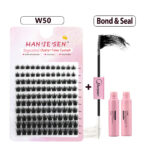 Natural Single Cluster False Eyelashes DIY Extension Set