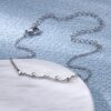 Silver anklet