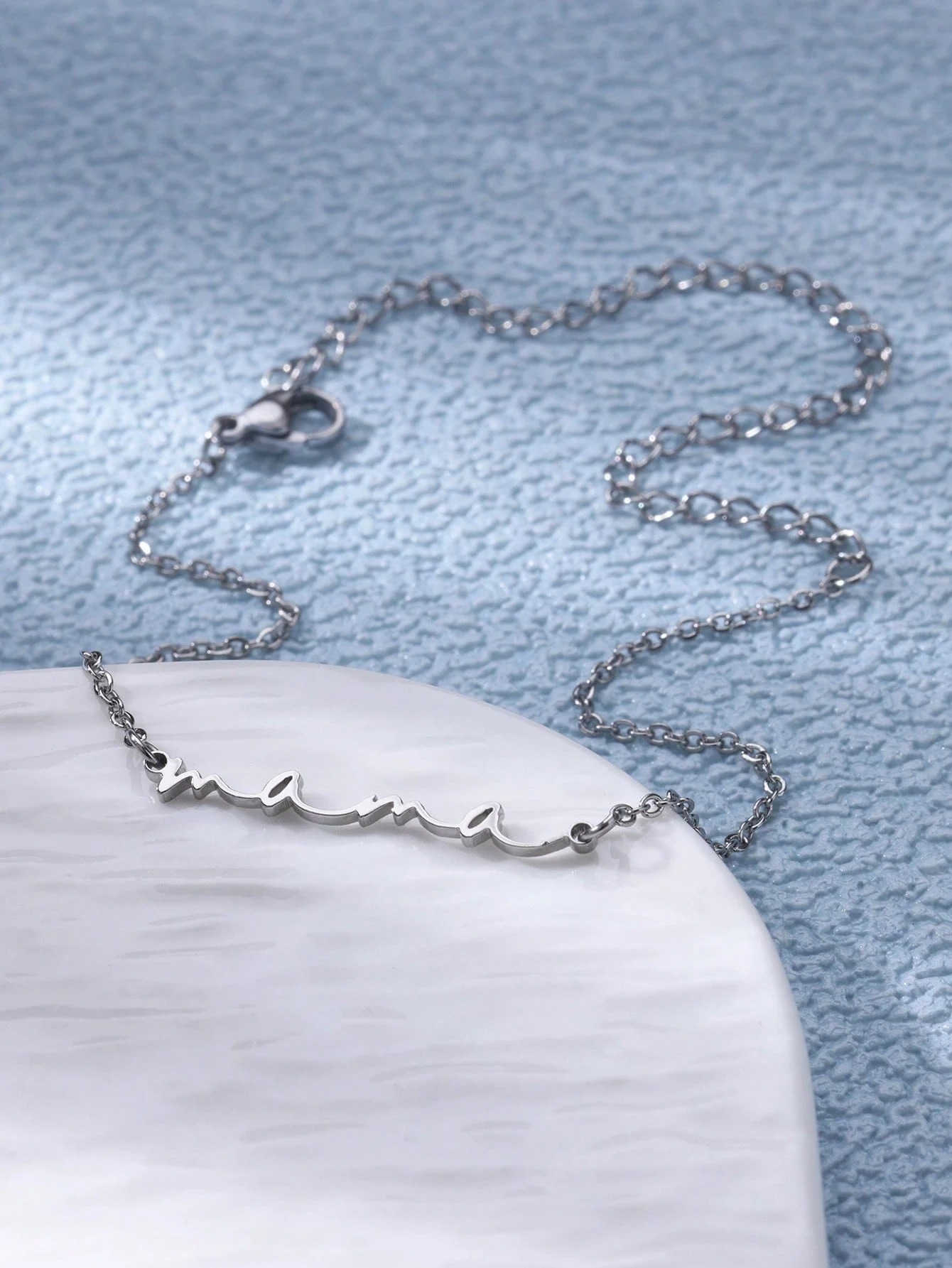Adjustable Mama Letter Stainless Steel Bracelet Anklet