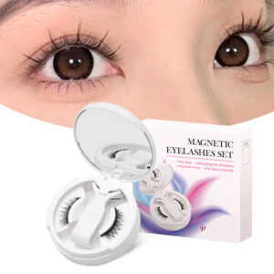 Glue-Free Magnetic False Eyelashes (26 mm) Natural Dense Mink-Look