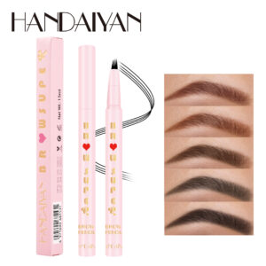 Waterproof Sweat-Proof Eyebrow Pencil with 4-Fork Tip