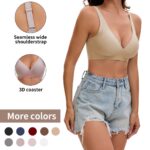 Seamless Wire-Free Full Cup Bra for Women, Comfort Fit