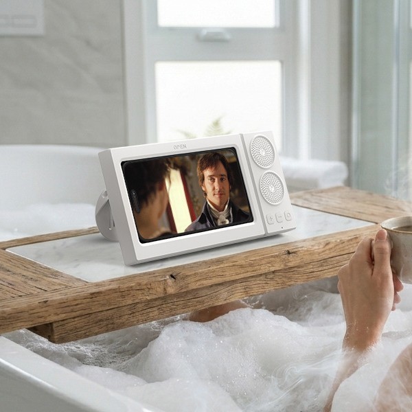 New cross-border waterproof touch screen phone case holder, shower watch-watching Bluetooth speaker New cross-border waterproof touch screen phone case holder, shower watch-watching Bluetooth speaker