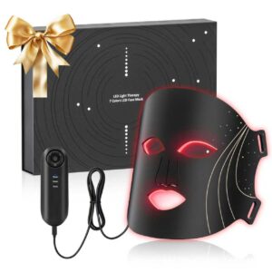 LED Red & Blue Light Home Facial Mask for Wrinkle Reduction