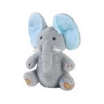 O1CN01mAkmXS1scVACk5jcl_2213750565787-0-cib.jpg Singing, peek-a-boo elephant plush toy, soothing doll, musical doll, interactive toy for babies.