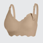 Front-Opening Wire-Free Nursing Bra for Postpartum, Black
