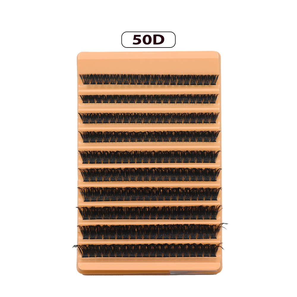 Natural Single Cluster False Eyelashes DIY Extension Set