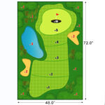 O1CN01nPCunY1sJicFpLKBy_2214840605746-0-cib.jpg Improves Golf Practice with Flannel Hitting Mat & Balls Set