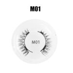 Magnetic false eyelashes set one pair magnetic magnet false eyelashes natural thick false eyelashes quantum eyelashes flatness