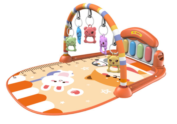 Music Baby Piano Fitness Rack Toy with Play Mat, 0-36 Months Music Baby Piano Fitness Rack Toy with Play Mat, 0-36 Months