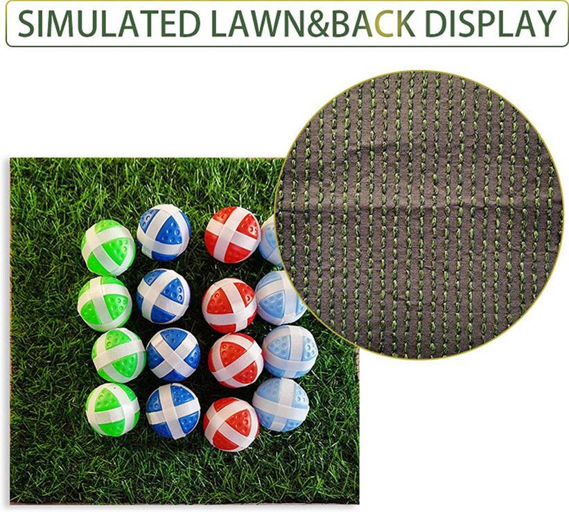 Improves Golf Practice with Flannel Hitting Mat & Balls Set Improves Golf Practice with Flannel Hitting Mat & Balls Set