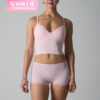 Padded Backless Lace Bra & Breathable Shorts Set for Women Padded Backless Lace Bra & Breathable Shorts Set for Women