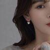 Pearl earrings light luxury temperament high-end earrings ins niche gentle design earrings 2023 new earrings