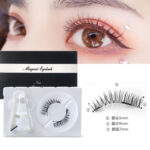 New quantum magnetic eyelash curler little devil magnetic false eyelashes 6D magnet eyelashes magnetic glue-free false eyelashes