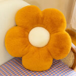Sunflower Throw Pillow Cushions with 3 D Backrest Support