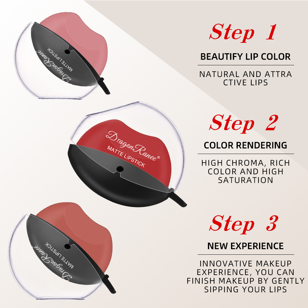 Long-Lasting Matte Lazy Lipstick for Easy, Non-Fading Color