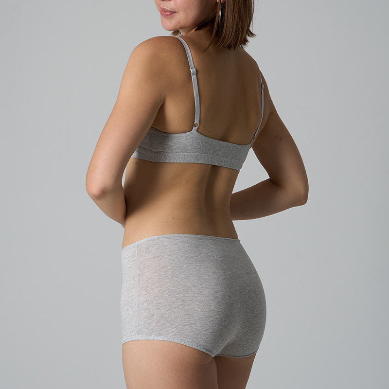 Cotton Bra Shorts, Cotton-Filled, Padded Bra for Women, Pure Cotton Shorts, Sports Bra Set
