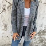 O1CN01t4a9rY2KSho1691oK_2213962059556-0-cib.jpg Retro Houndstooth Women’s Cardigan Coat with Lapel Pockets