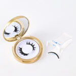 Magnetic glue-free three-magnet false eyelashes set with clips collection one pair of reusable magnetic false eyelashes