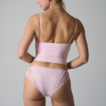 Strappy lingerie and shorts set, sexy lace lace top with bra pads, slim fit, hip-hugging, skin-friendly and breathable underwear for women.