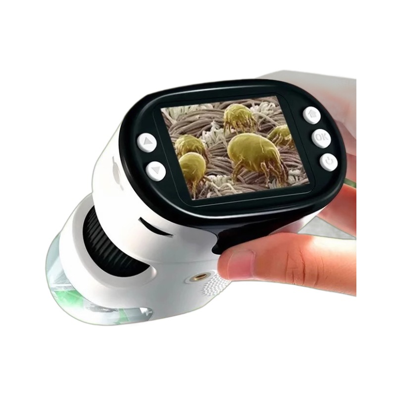 Children's Microscope Handheld Portable Toy for 6-12 Year Olds, Optical Magnification, Electronic Digital with Screen, Cross-border Children's Microscope Handheld Portable Toy for 6-12 Year Olds, Optical Magnification, Electronic Digital with Screen, Cross-border