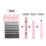 DIY Upper Eyelash Extension Kit with Thick Curly False Lashes