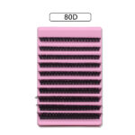 Natural Single Cluster False Eyelashes DIY Extension Set