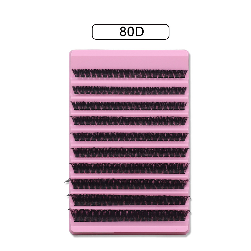 Natural Single Cluster False Eyelashes DIY Extension Set