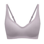 Seamless Push-Up Wire-Free Bra with Side Support, Black