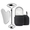Cold Therapy Facial Ice Tray Set with Gua Sha Tool