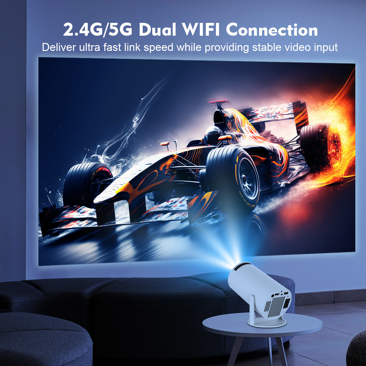 HY300/HY300pro projector, smart Android 4K home wireless portable screen projection 13720P. HY300/HY300pro projector, smart Android 4K home wireless portable screen projection 13720P.
