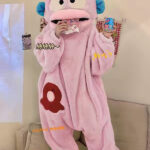 Dopamine-Boosting Monster Bodysuit for Kids, Brushed Fleece