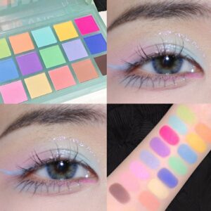 Colorful Low-Saturation Macaron Eyeshadow Palette for Play Makeup